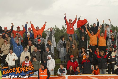 Nederlands feest op de tribune